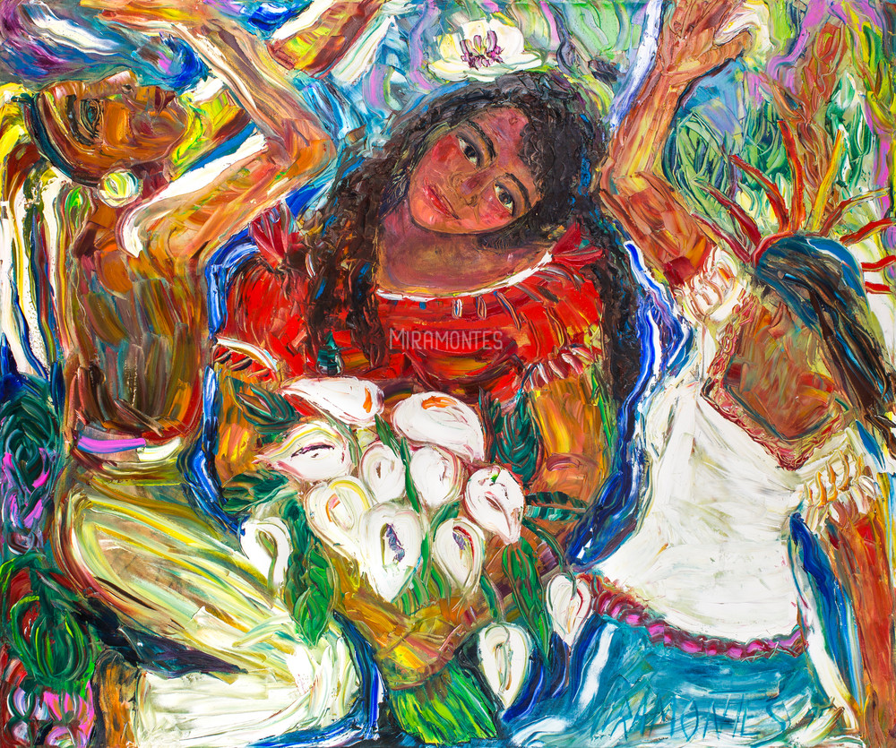 Dance of the Tehuanas and My Remembrance | Indigenous Celebration Art – Miramontes Gallery