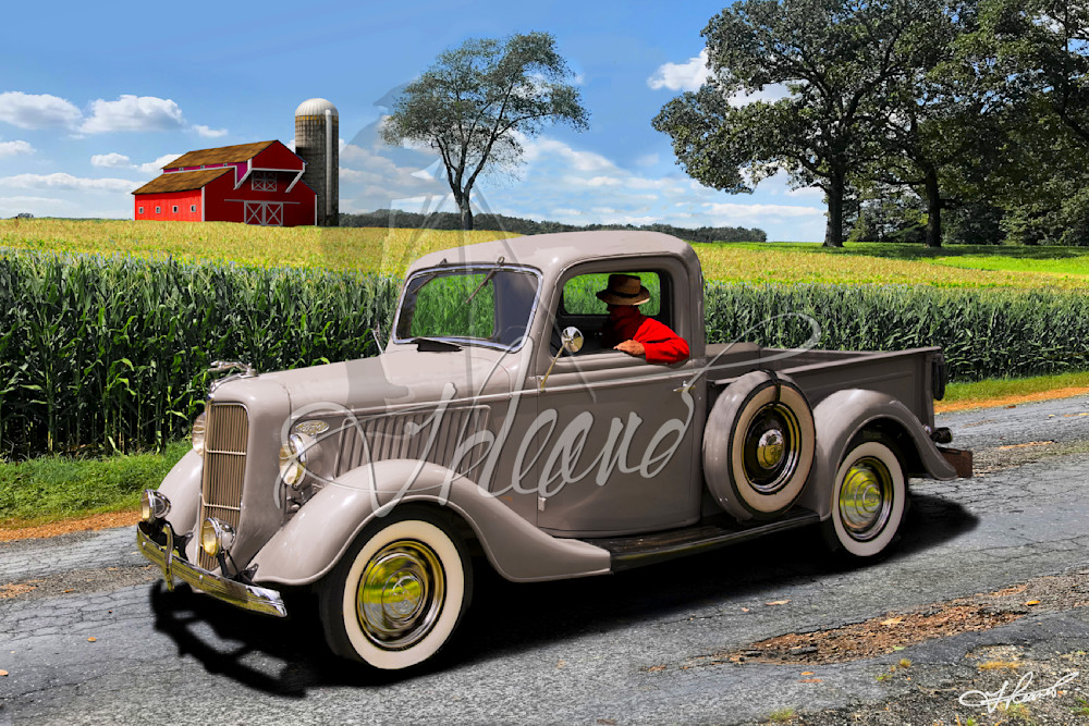 1936 Ford Pickup Photography Art | Fred Reaves Fine Art Images