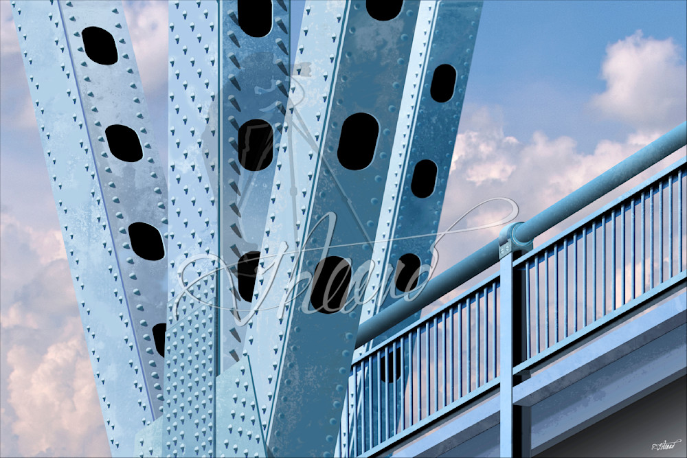 Blue Bridge Photography Art | Fred Reaves Fine Art Images