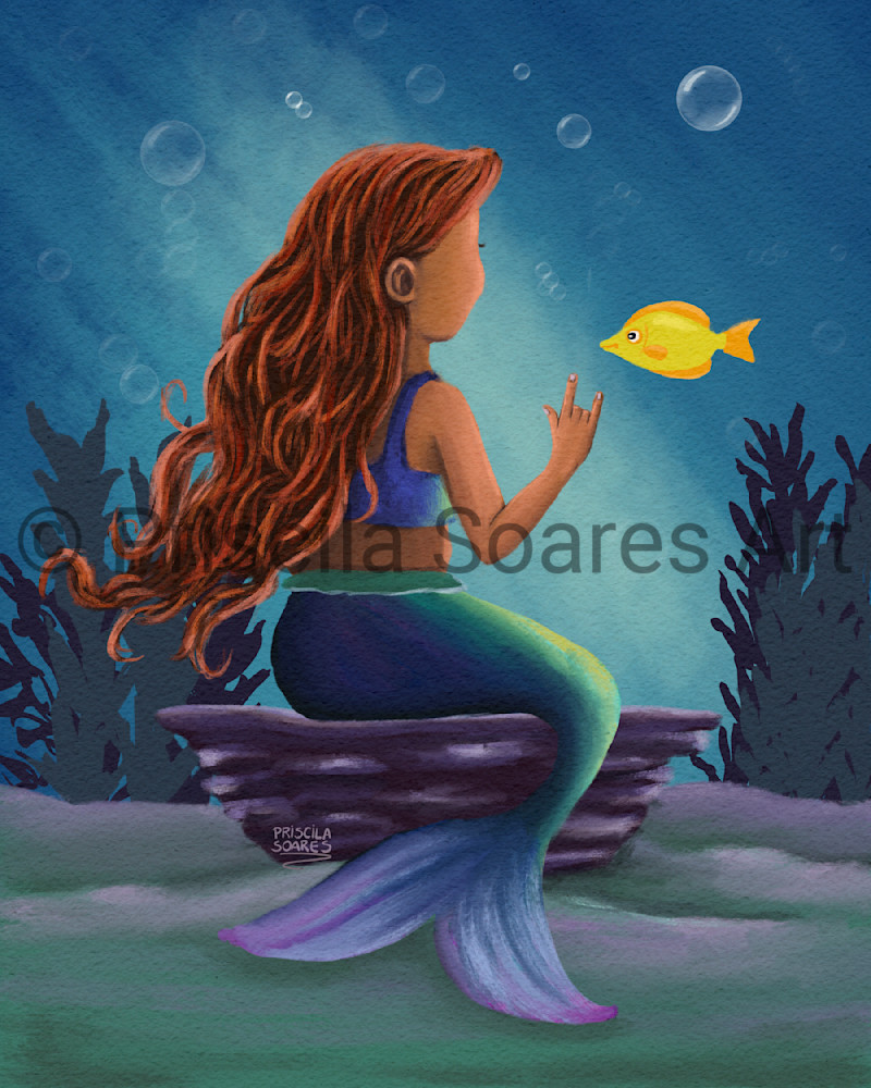 Little Mermaid   Asl Art | Priscila Soares 