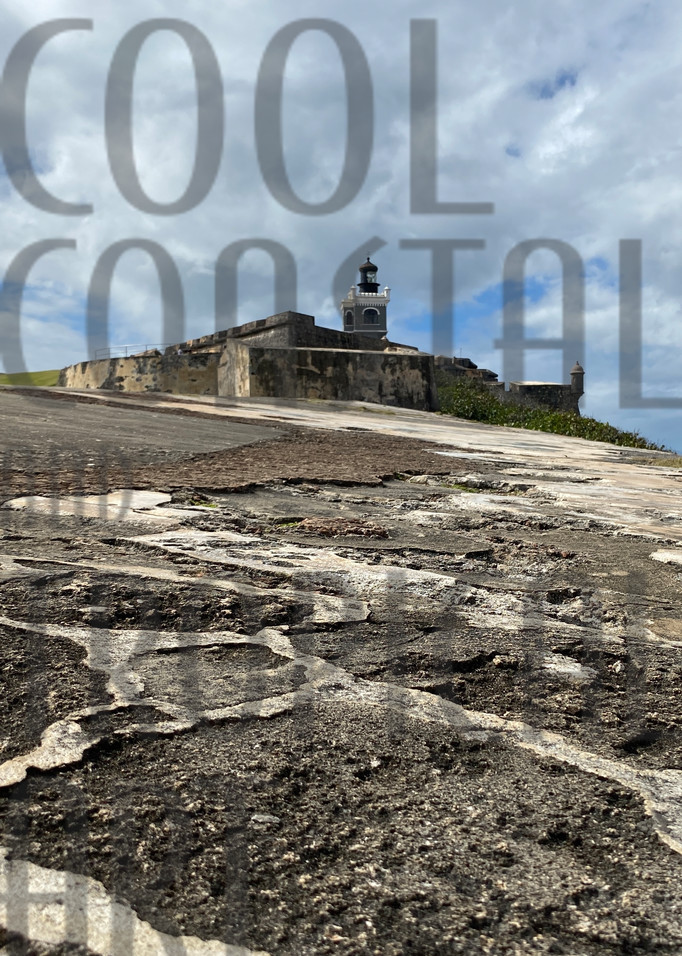 Castle Walls Close Up Art | Cool Coastal & Tropical Art