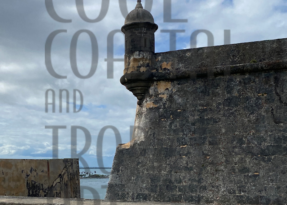 Spanish Castle Guardhouse Art | Cool Coastal & Tropical Art