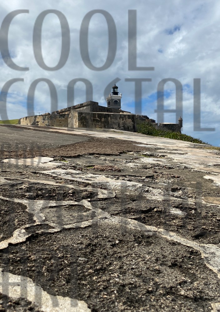Castle Walls Close Up Art | Cool Coastal & Tropical Art