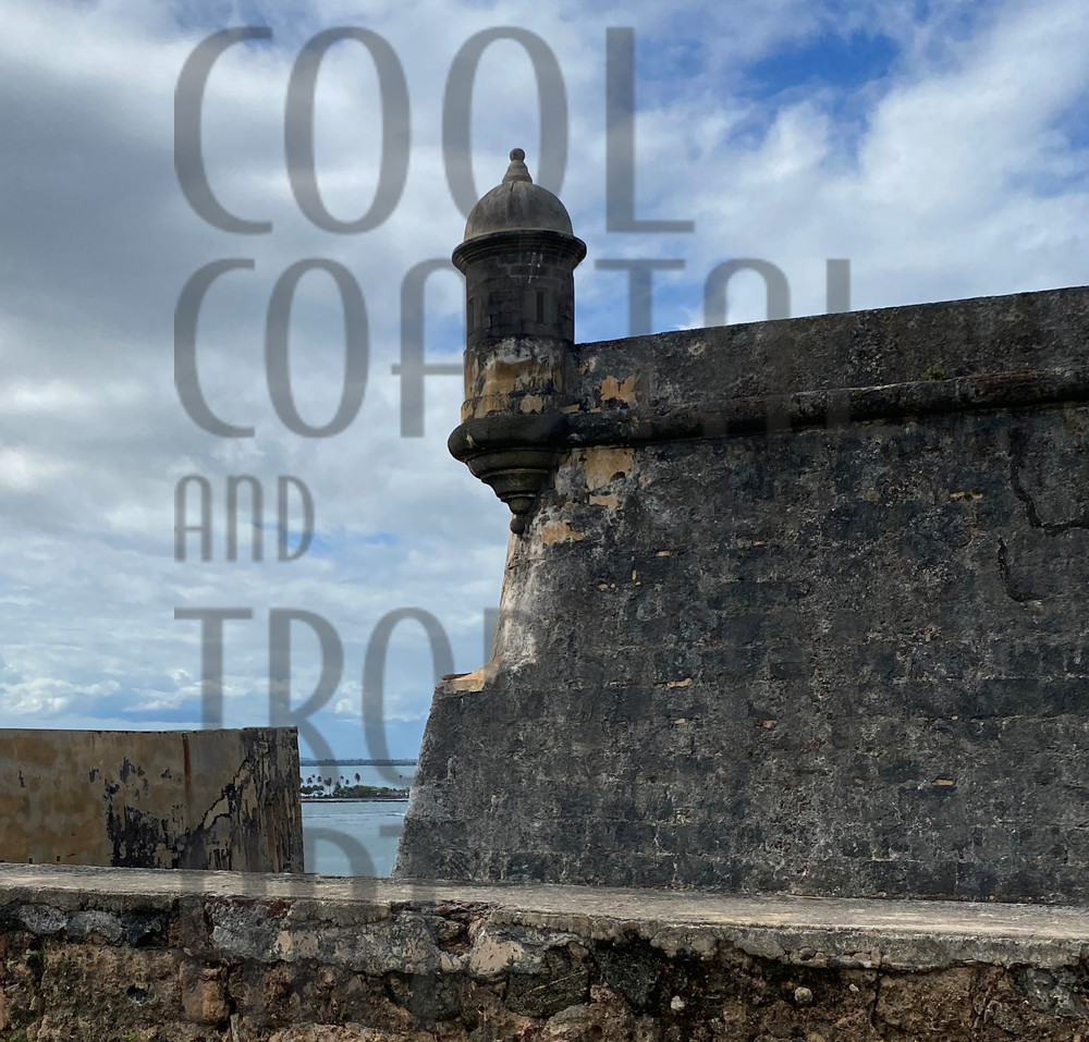 Spanish Castle Guardhouse Art | Cool Coastal & Tropical Art