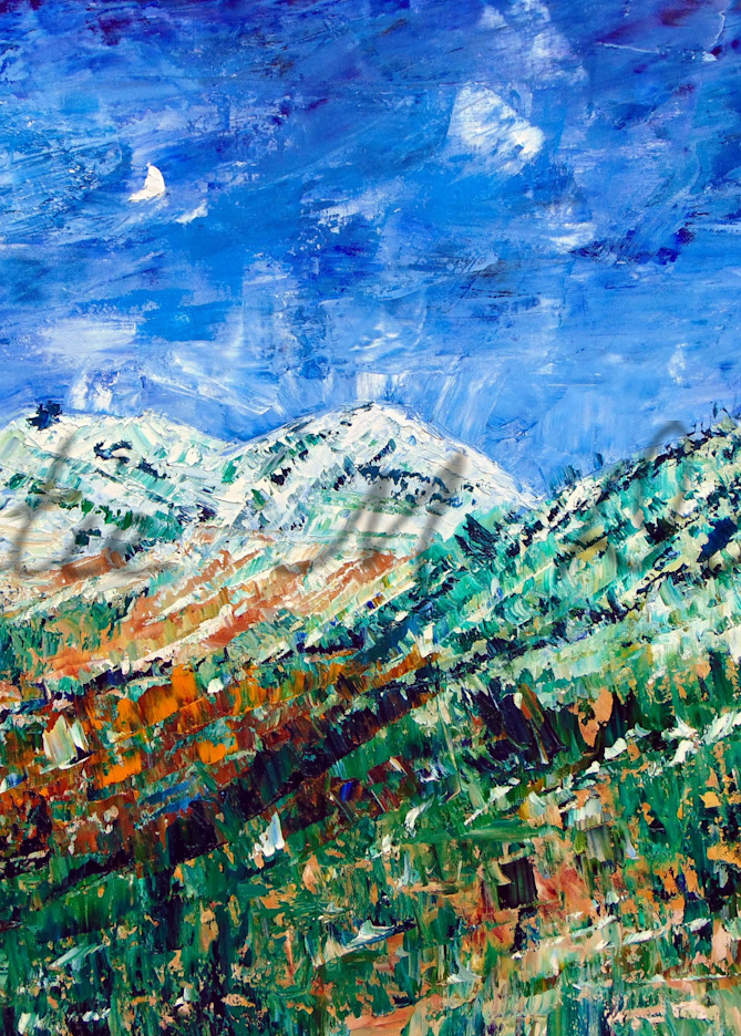 Mt Hill's Moon Art | Katie M. Dahl's Original Oil Paintings and Fine Art Prints
