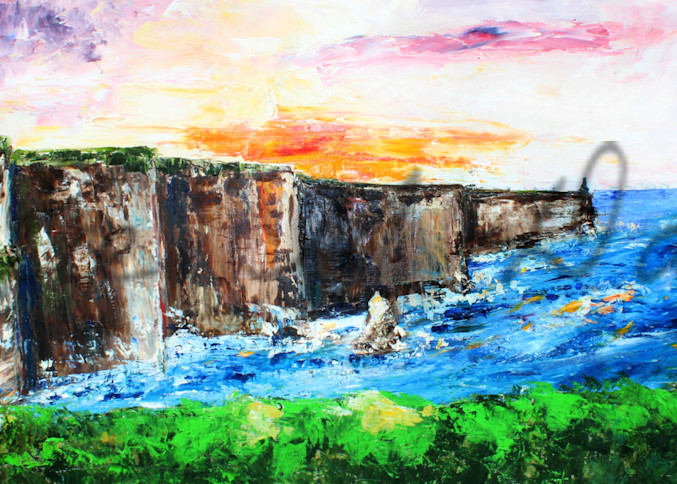 Cliffs Of Moher Art | Katie M. Dahl's Original Oil Paintings and Fine Art Prints