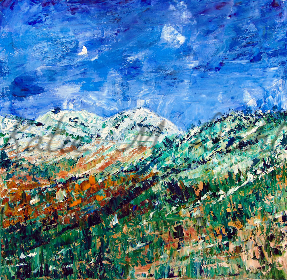Mt Hill's Moon Art | Katie M. Dahl's Original Oil Paintings and Fine Art Prints