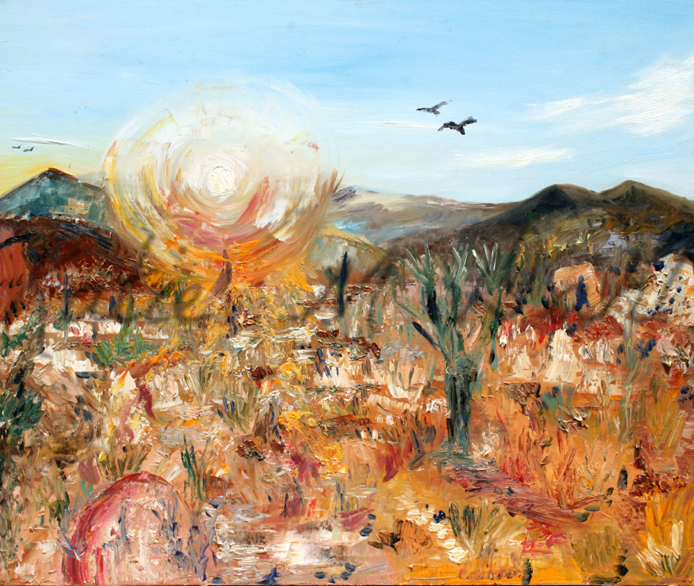 Joshua Tree Sunset (Print) Art | Katie M. Dahl's Original Oil Paintings and Fine Art Prints