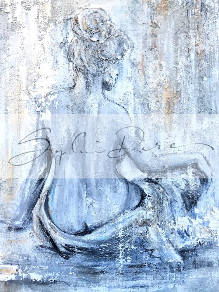 Woman In Grey 4:5 Art | Sophie Dare Designs