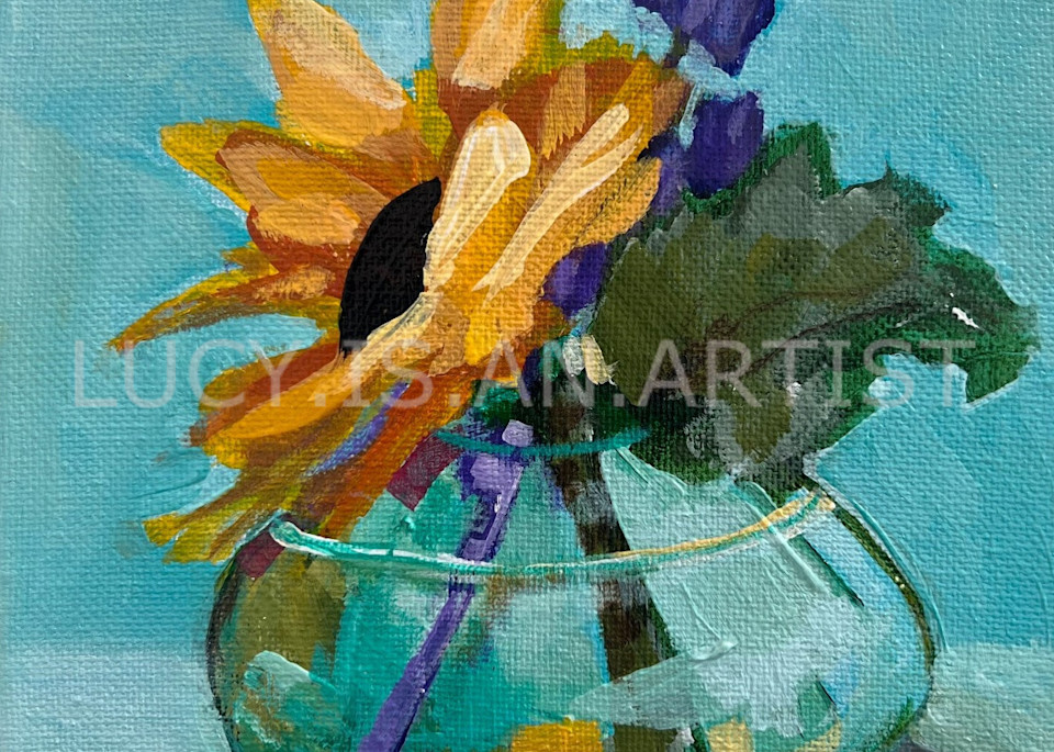 Sunflower Painting Art | lucyisanartist