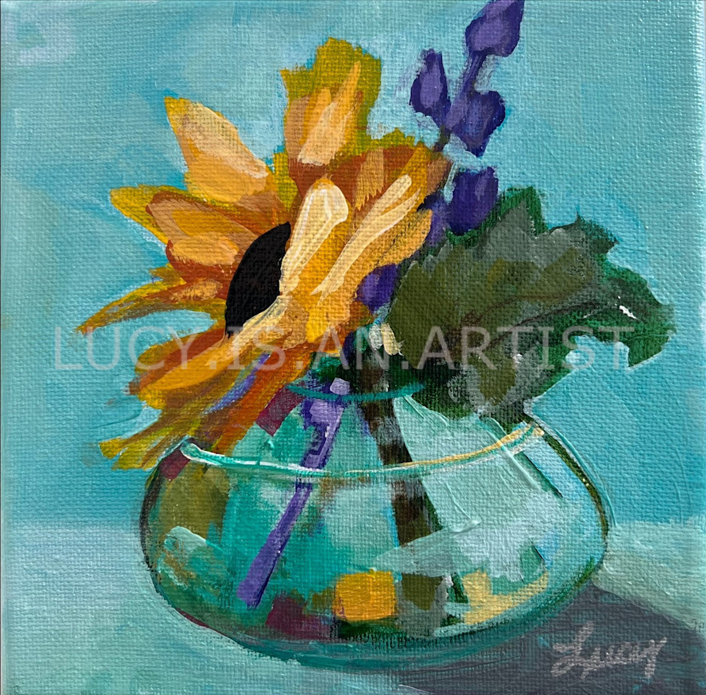 Sunflower Painting Art | lucyisanartist