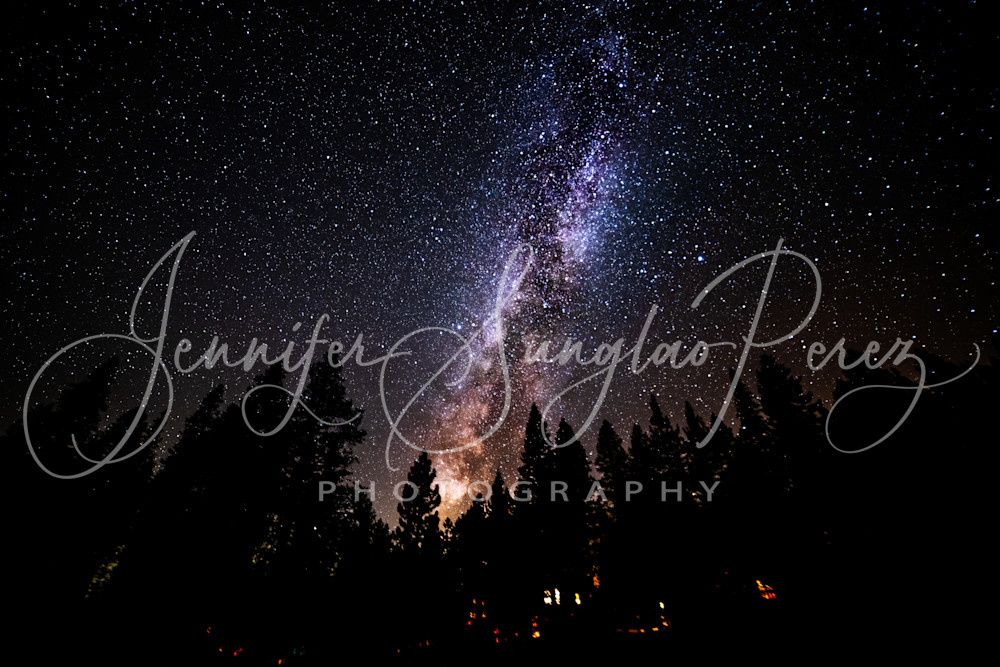 Milky Way In Lake Tahoe Photography Art | Jennifer Sunglao Photography