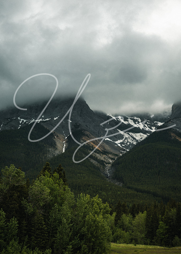 Wall Decor Photography print of Canmore in Banff Alberta Canada