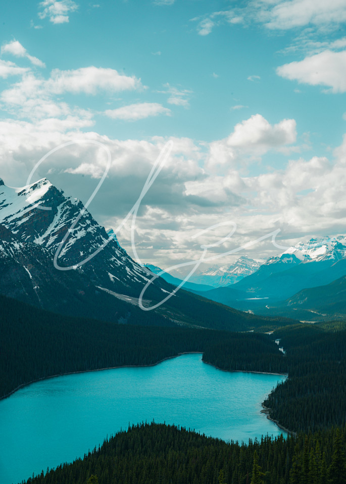 Wall Decor Photography print of Peyto Lake in Banff Alberta Canada