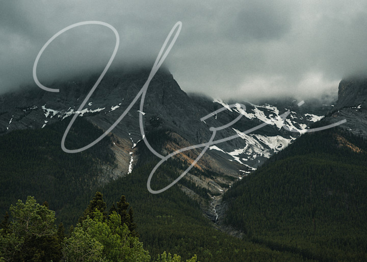 Wall Decor Photography print of Canmore in Banff Alberta Canada