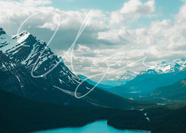 Wall Decor Photography print of Peyto Lake in Banff Alberta Canada