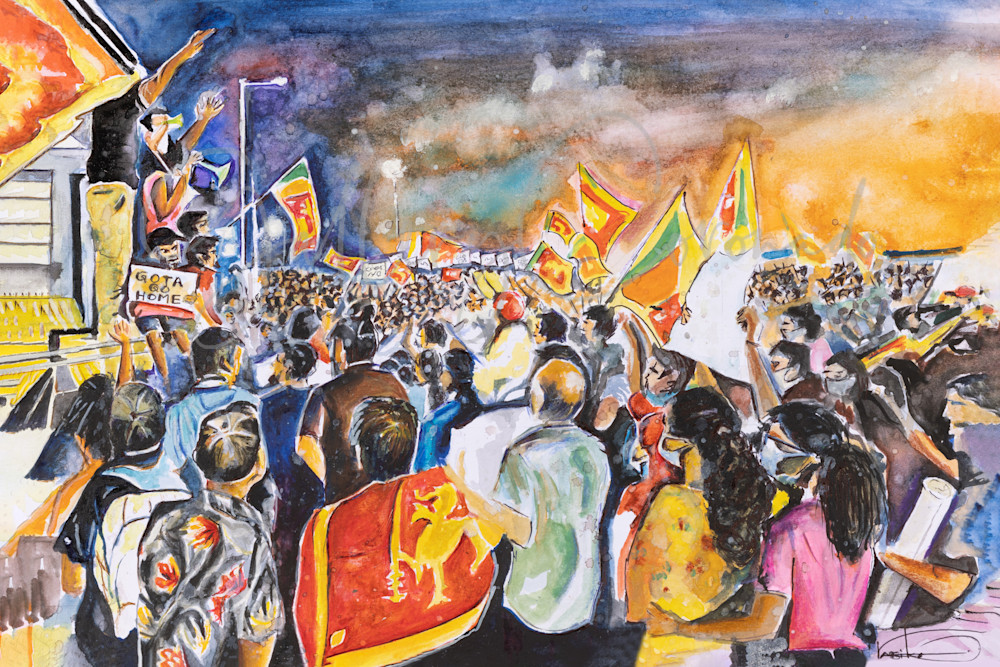 Sri Lanka Riots 2022 Art | GalleryCoronado