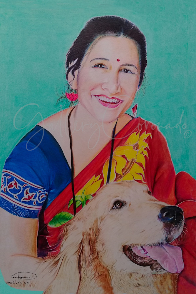 Lady & Dog P Art | GalleryCoronado