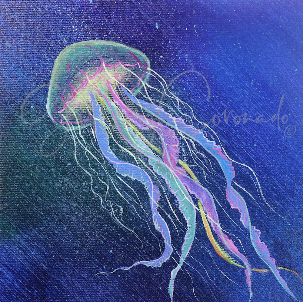 Jellyfish AI Op 1237 20x20 P Art | GalleryCoronado