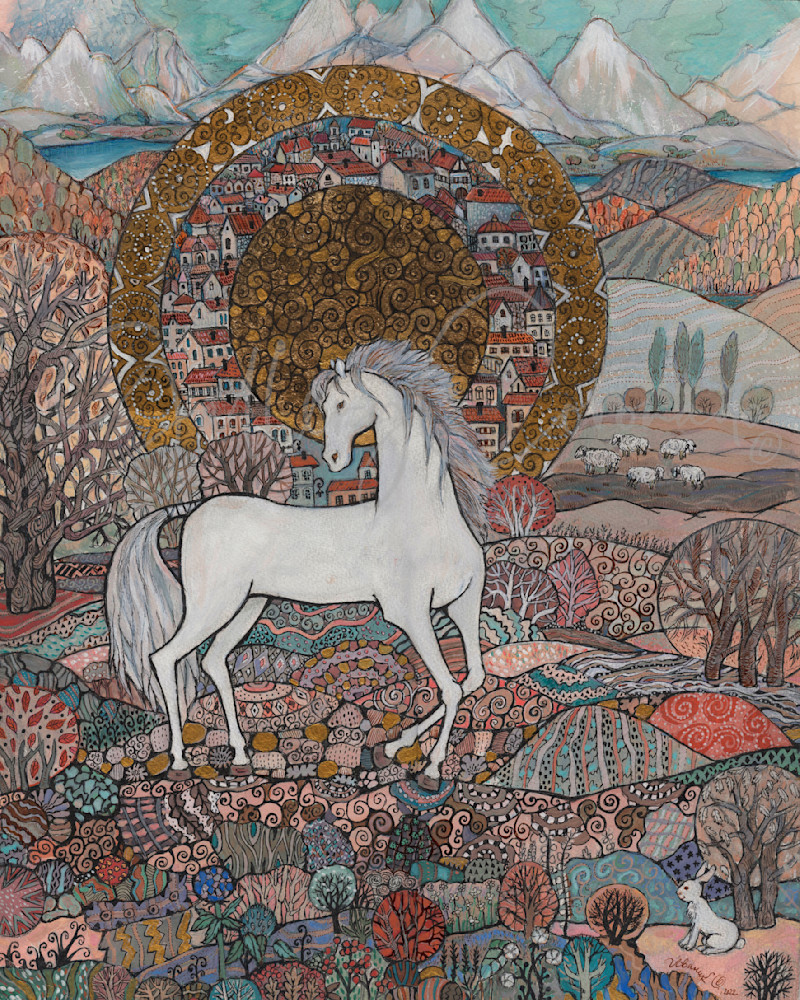 Snowy Steed P Art | GalleryCoronado