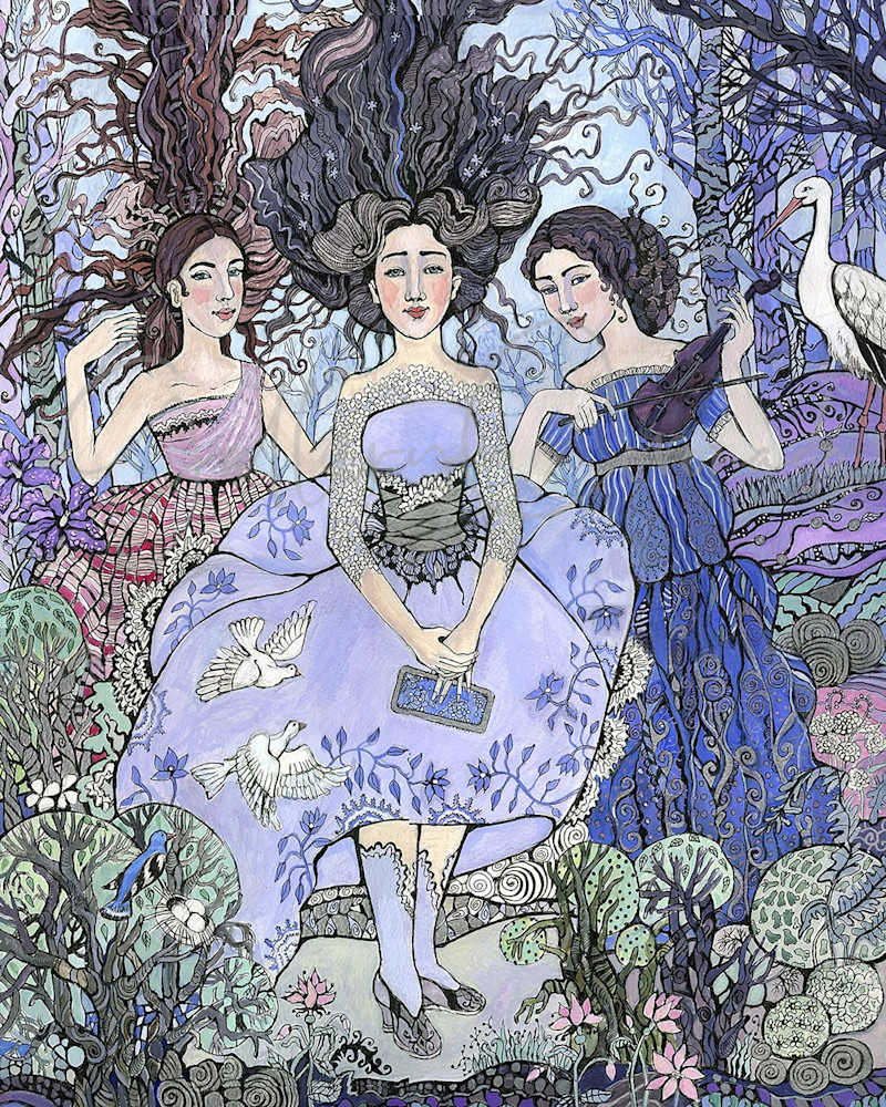 A Melody Of The Lilac Wind P Art | GalleryCoronado