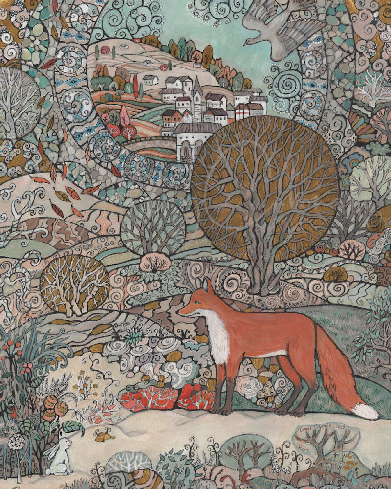 Reddish Fox P Art | GalleryCoronado