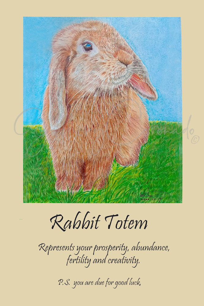 Totem P Bunny Rabbit Art | GalleryCoronado