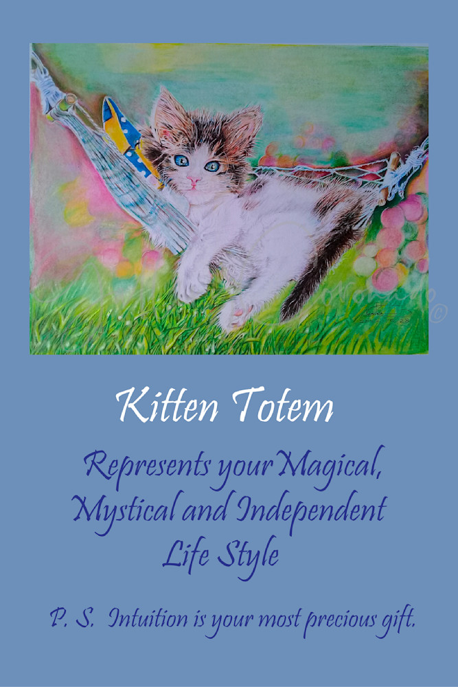 Totem P Kitten Art | GalleryCoronado