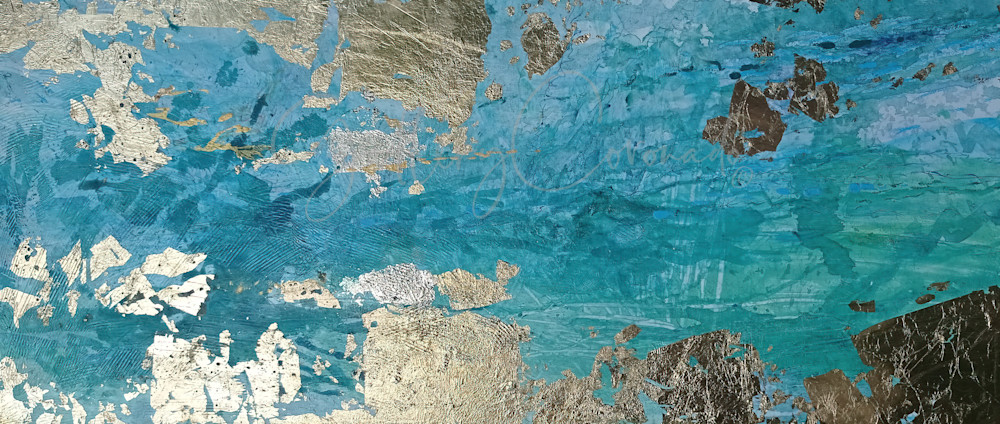 Alezia's Golden Reef Painting, fine art, print