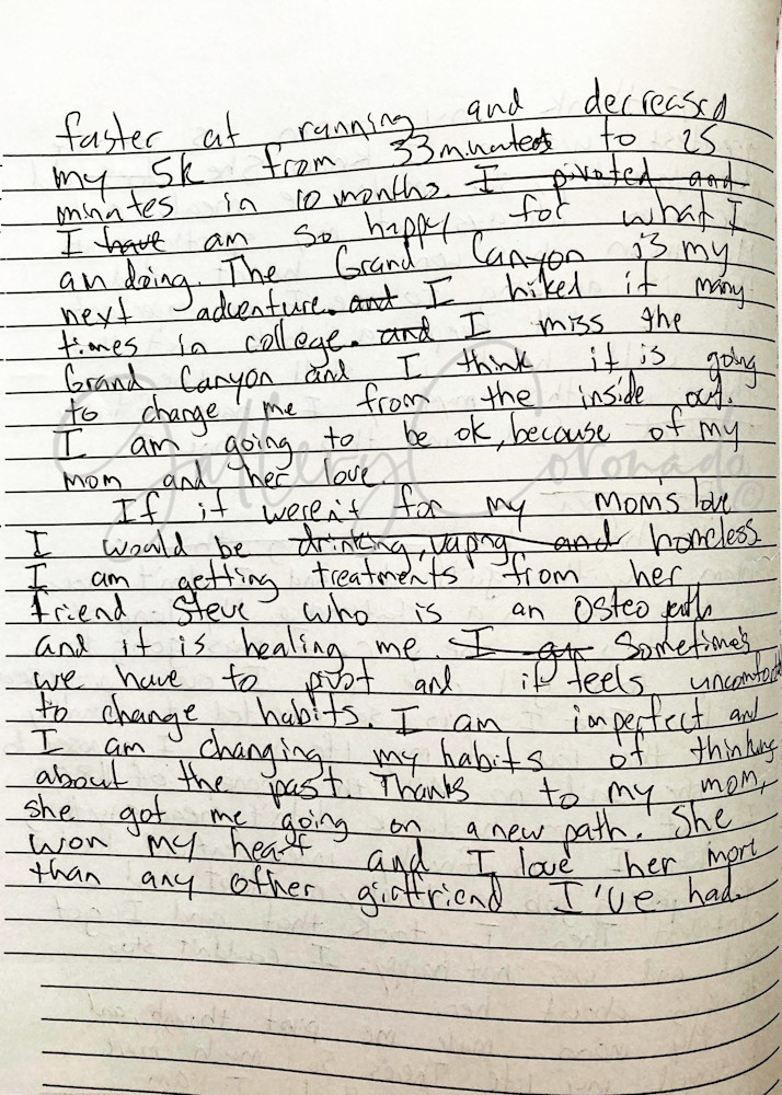 Jeff Kind Words To Mom July 2022 P 2 Of 2 Art | GalleryCoronado