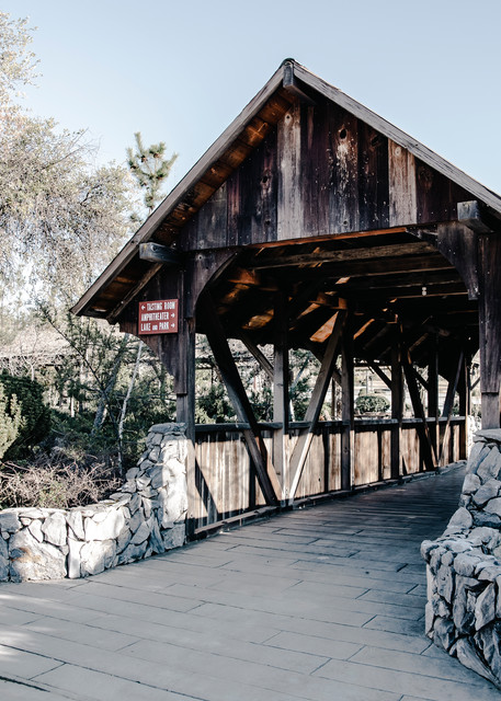 Murphys Covered Bridge at Ironstone Vineyards in California gold country
