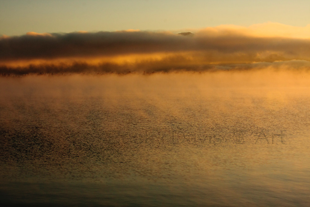 Sunrise Mist on the Water Nature Photography