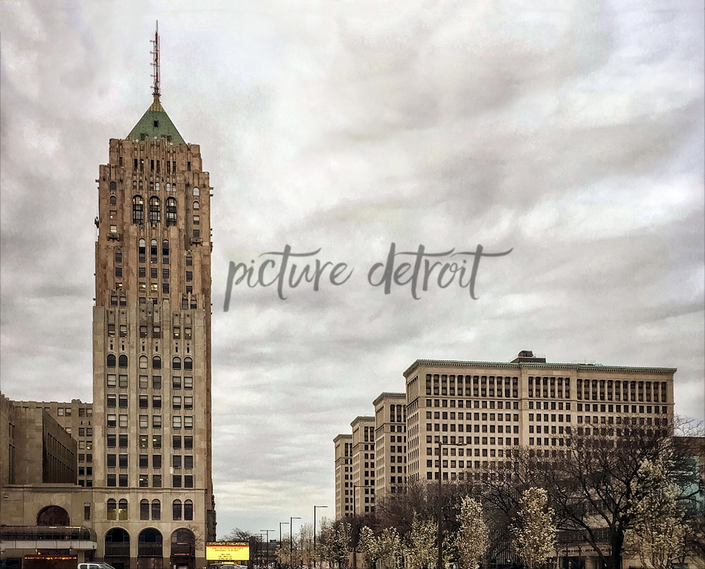 Fisher Bldg Cadillac Place Art | Picture Detroit