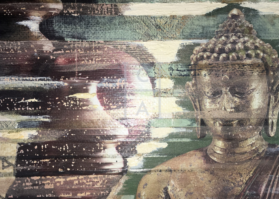 Seated Buddha 2 Close-Up de Camille High Quality Giclee Print Art, Cool Art House