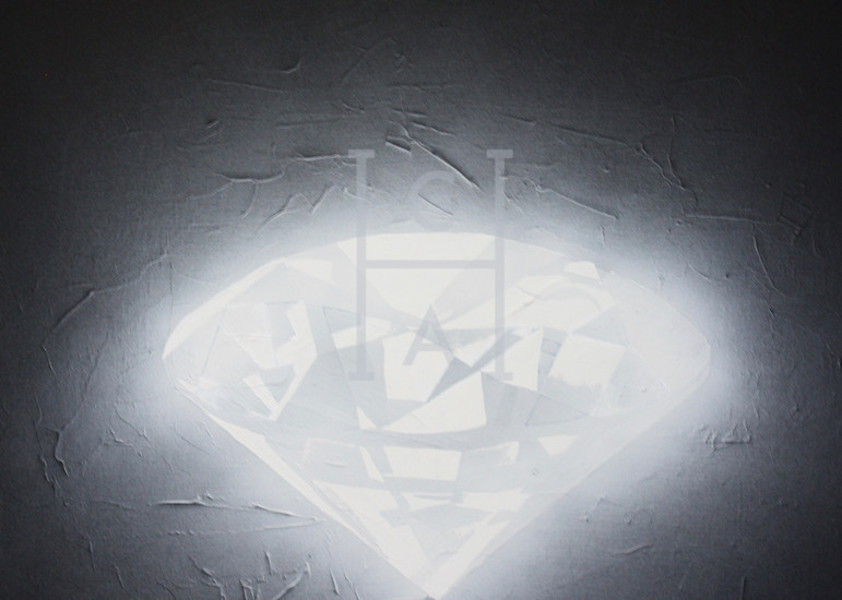 Wadjet Miners Cut Diamond Art | Cool Art House - online art gallery with hip emerging artists. Collect cool art you can view on your own wall before you invest!