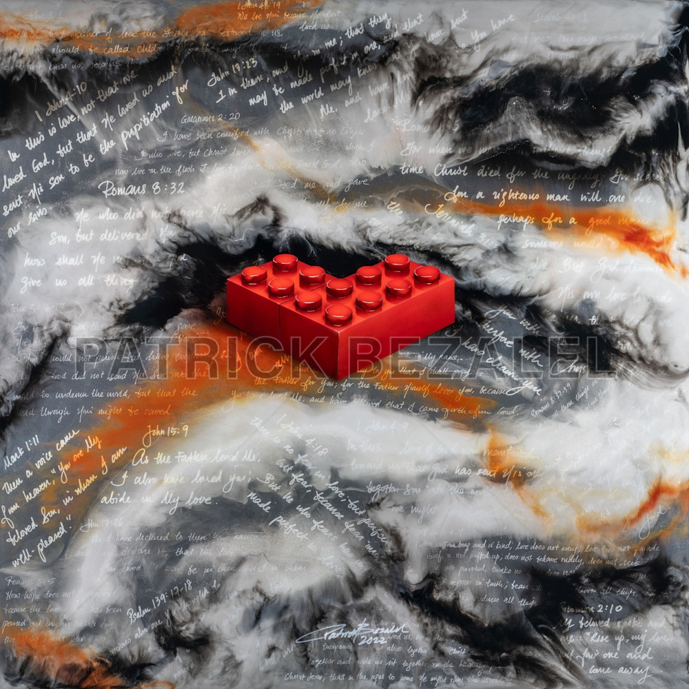 Heart   Block Of Ages (Diasec™ Print) Art | Patrick Bezalel Pte Ltd
