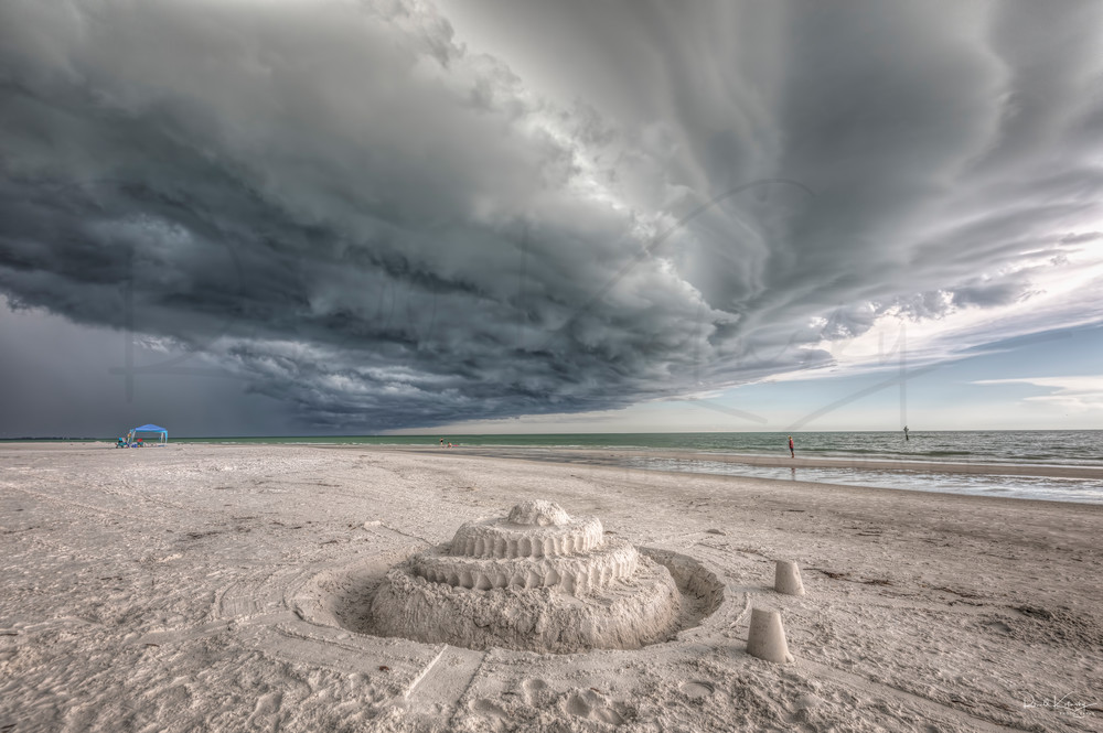 Sandcastles and Storms at Siesta Key