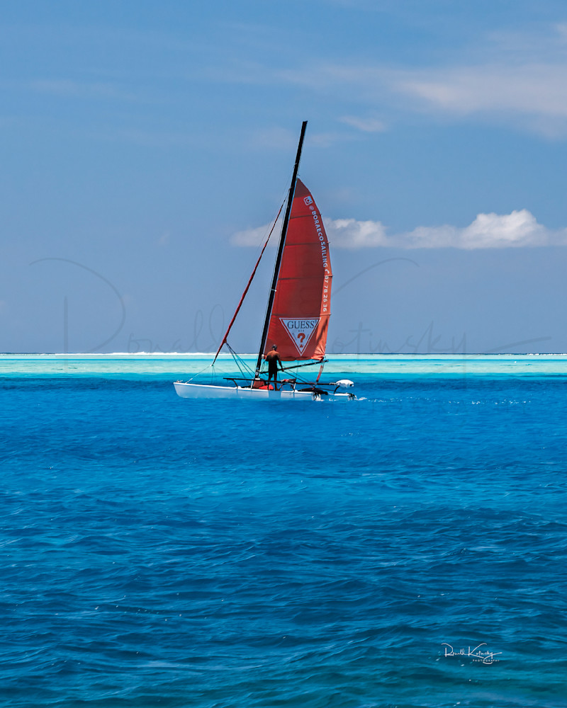 Sailing the Blues in Bora Bora 