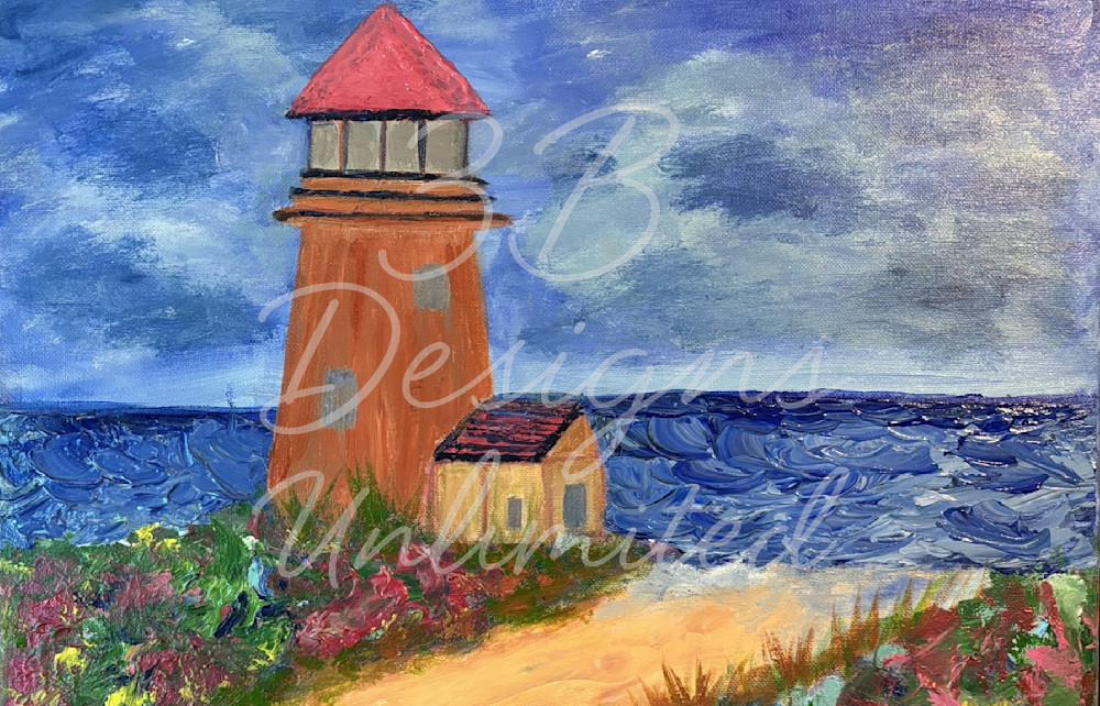 Beacon at the Edge of Stormlight – Fine Art Print | Lighthouse Wall Art, Coastal Landscape Décor