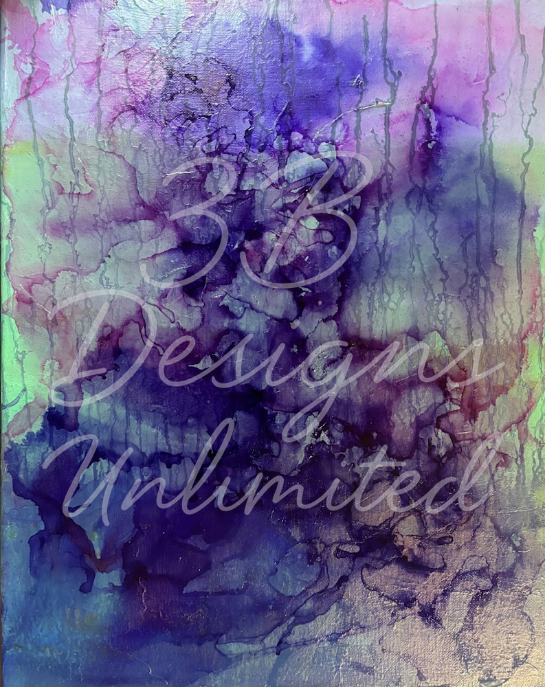 Electric Orchid | Vibrant Watercolor Abstract Art