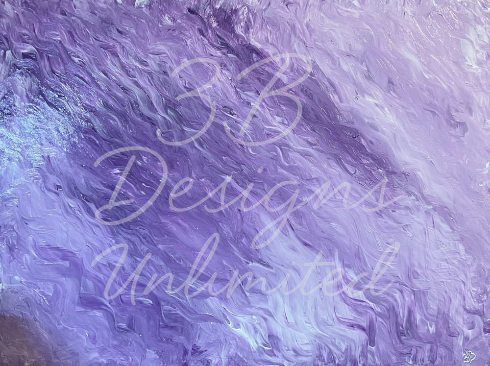 Violet Surge | Textured Purple Abstract Painting