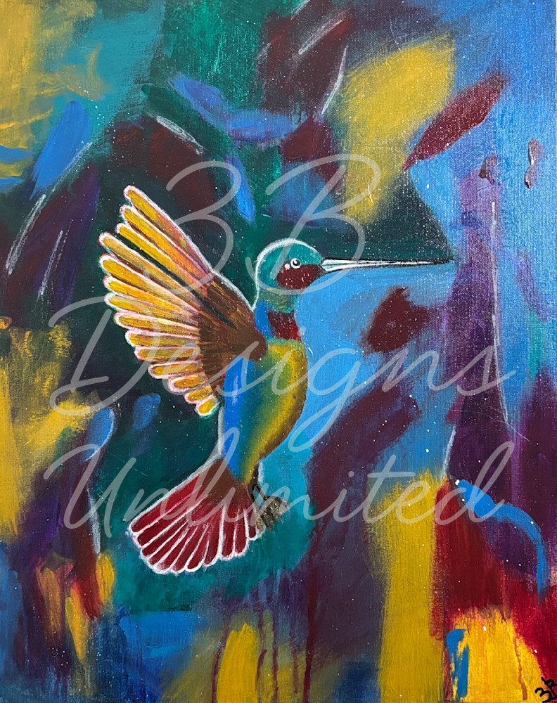Prismwing | Colorful Hummingbird Art Print