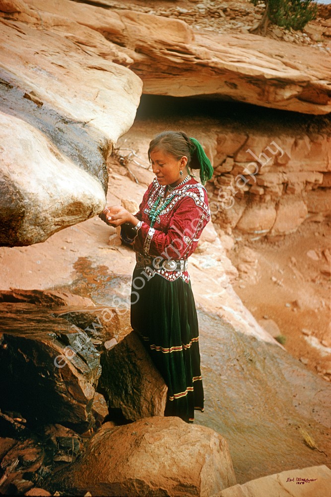 Girl at Spring