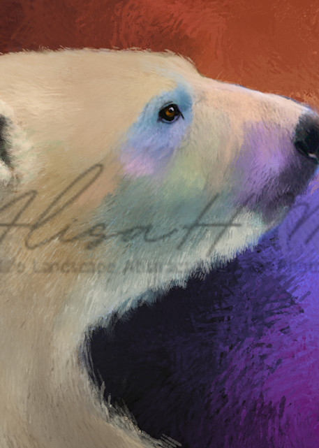 Colorful Polar Bear Art | Wild Country Studios