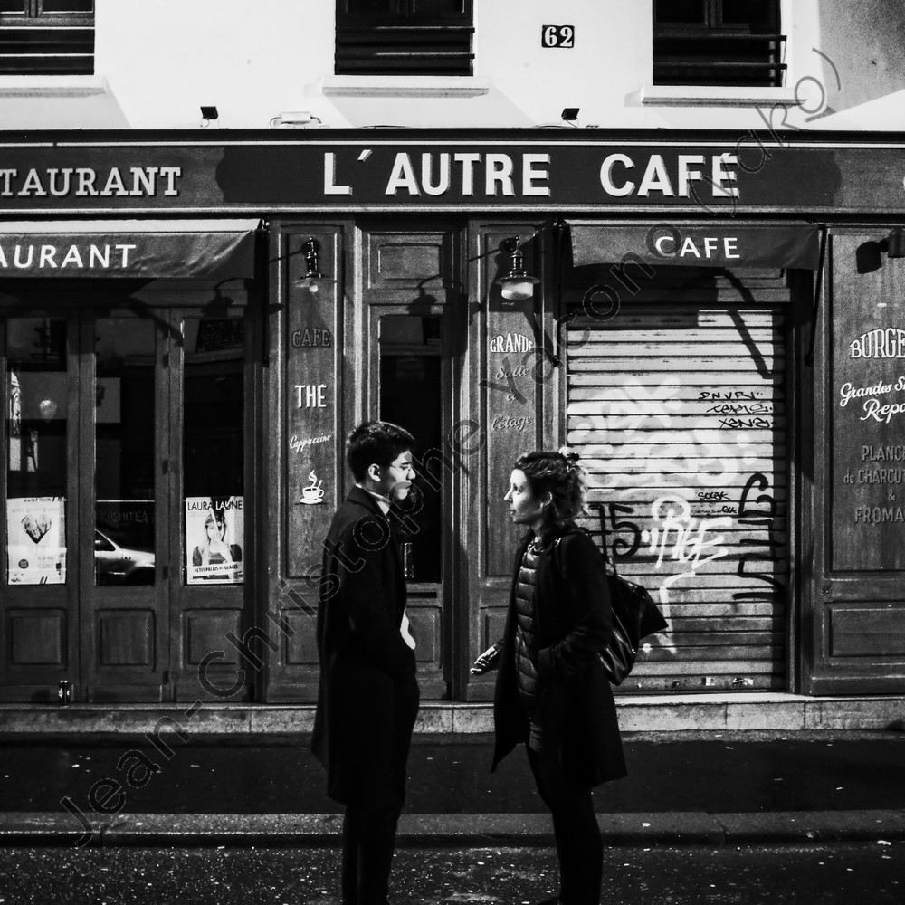 L'autre. (Un couple qui se défait, Paris, décembre 2017)