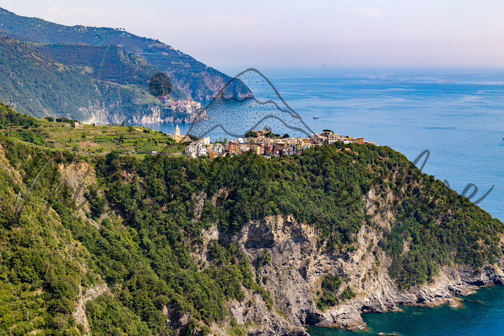 Ocean's View Of Corniglia   Cinque Terre Italy Photography Art | Michelle Leslye Photography