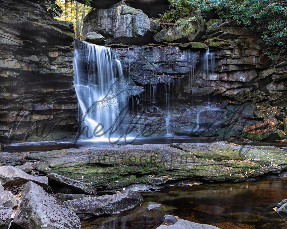 Elakala's Autumn Cascade West Virginia Photography Art | Michelle Leslye Photography