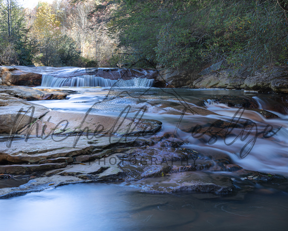 Flowing Tranquility Of Albert Falls West Virginia Photography Art | Michelle Leslye Photography