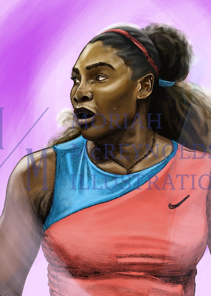 Serena Williams Art | Moriah McReynolds Illustration
