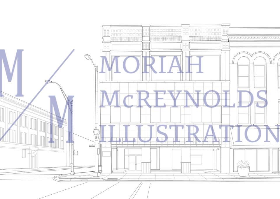Growth Council Building  Art | Moriah McReynolds Illustration
